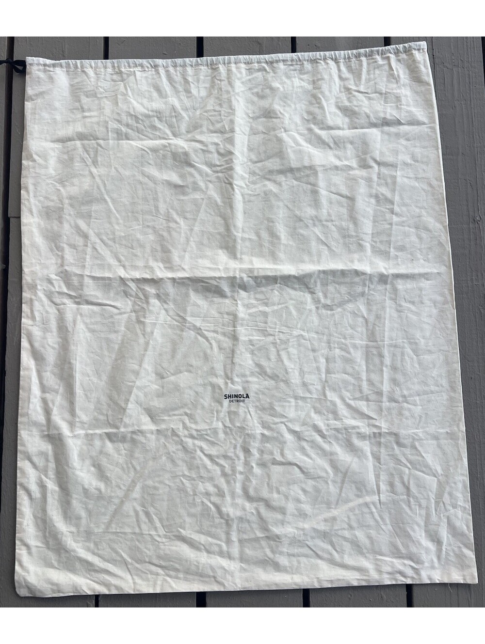 Shinola Detroit Cream Off White Drawstring extra large Dust Bag 31X25.5”